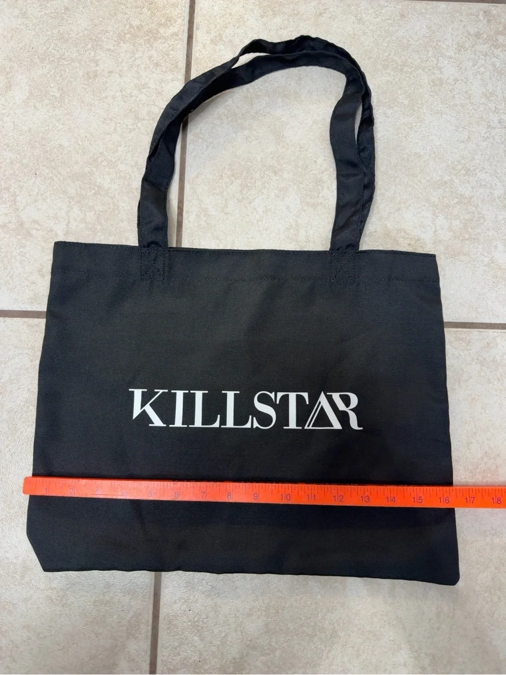 Killstar Black Logo Tote Bag Goth Alternative Oversized Shopper